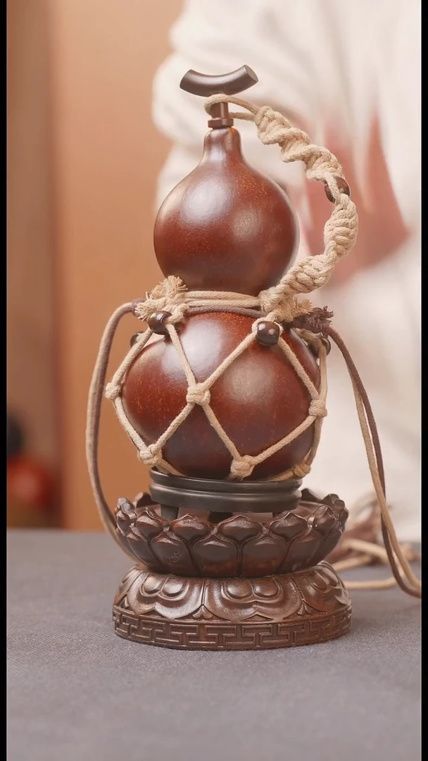 671号链接精品大漆葫芦现货现发[一物一拍]不包含莲花底座