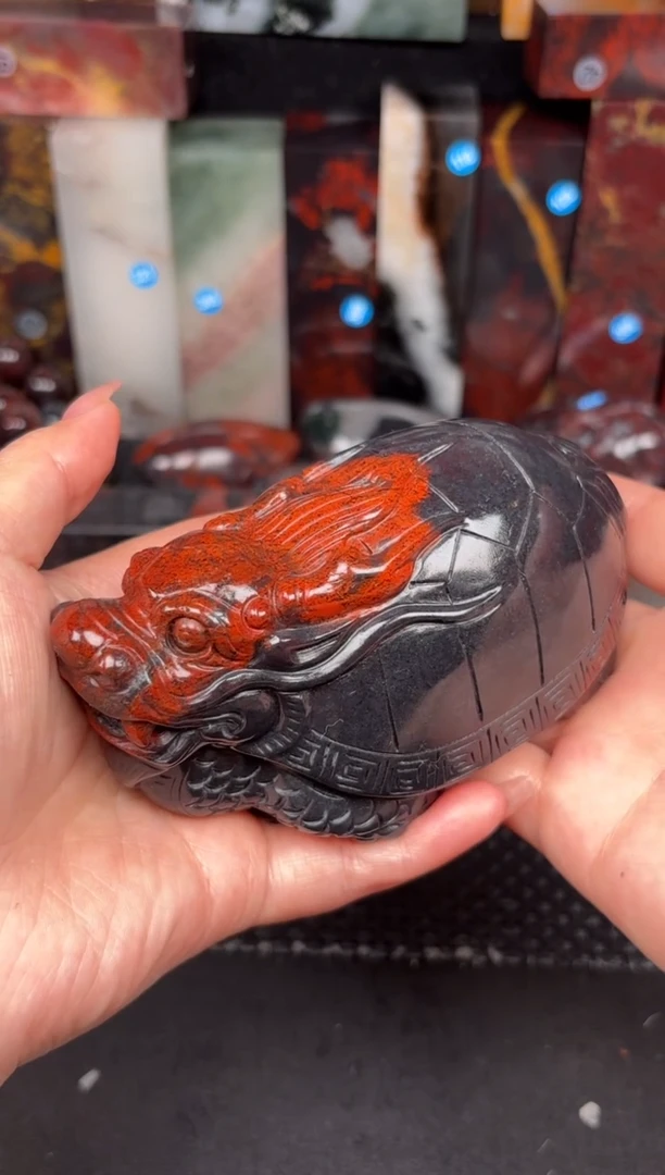 石材桂林创意摆件装饰龙龟