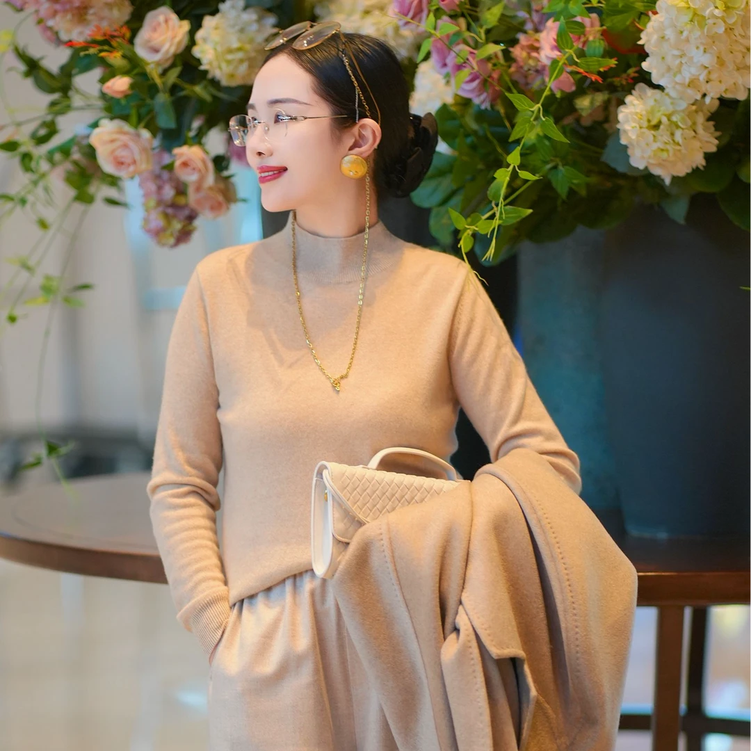 承国风【100山羊绒】中领羊绒衫AH32MS006