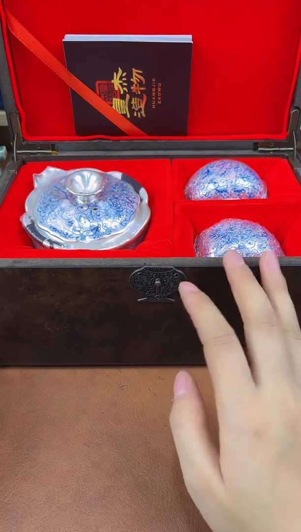 陶瓷茶具摆件旅行套组