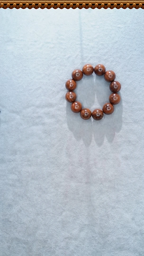 手串/手链黄花梨/降香黄檀海黄2.0*紫油梨沉水单圈07010620