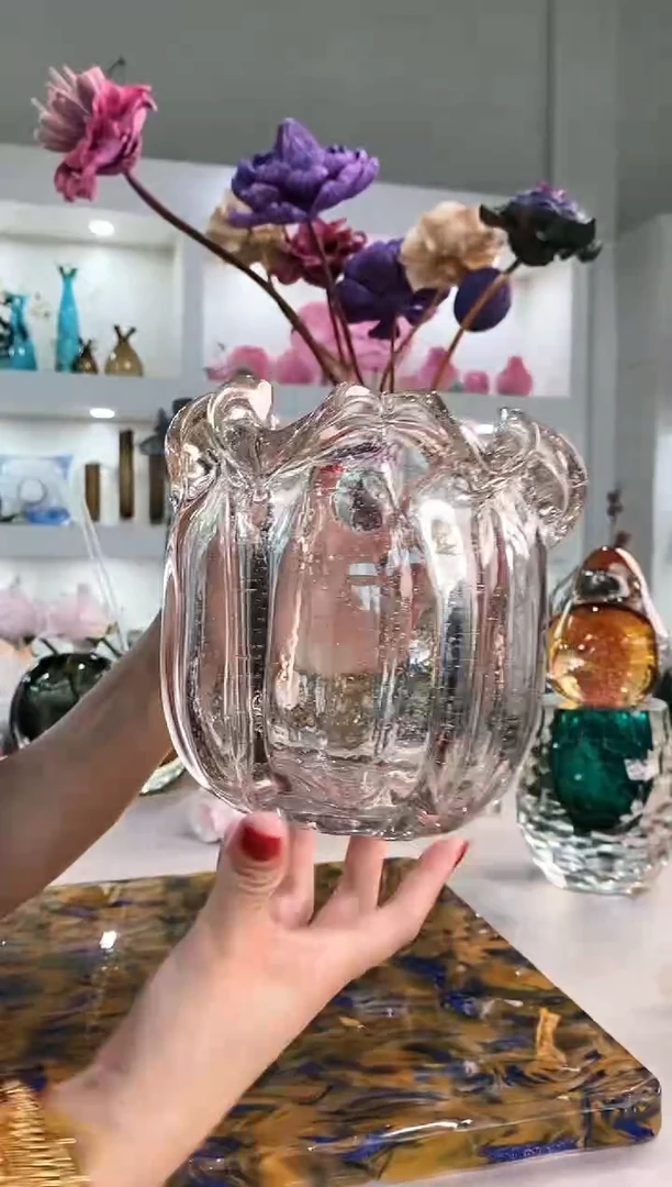 慕忆家手作琉璃花瓶