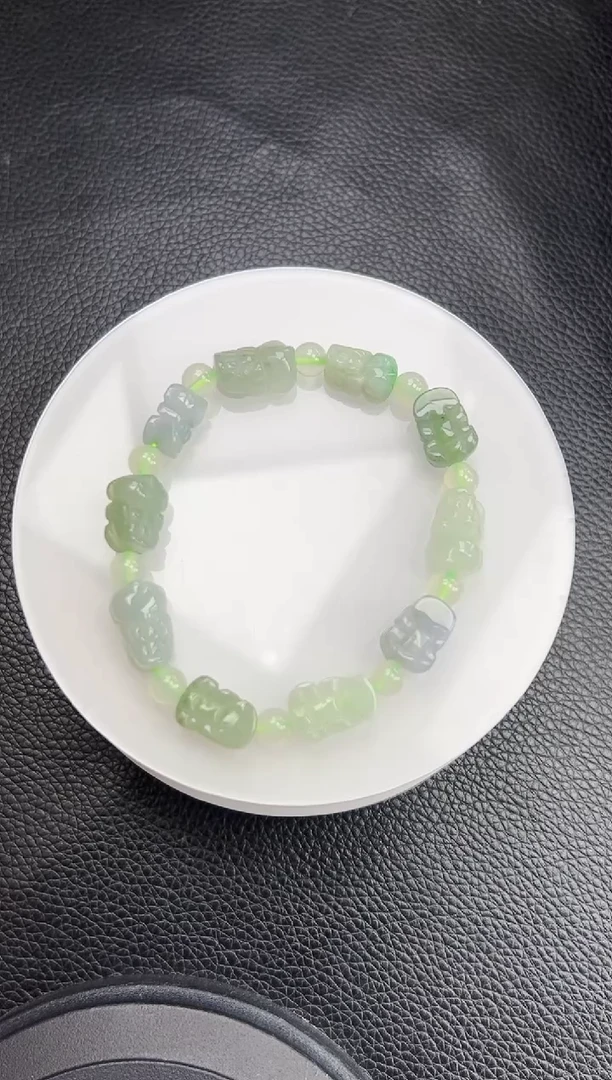 【闪购商品】翡翠手串未镶嵌YM863 貔貅手串