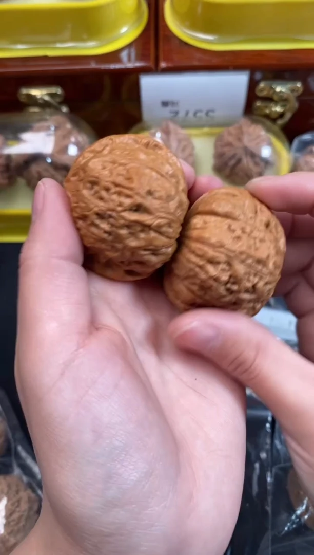 把件文玩核桃南瓜墩43尺s058