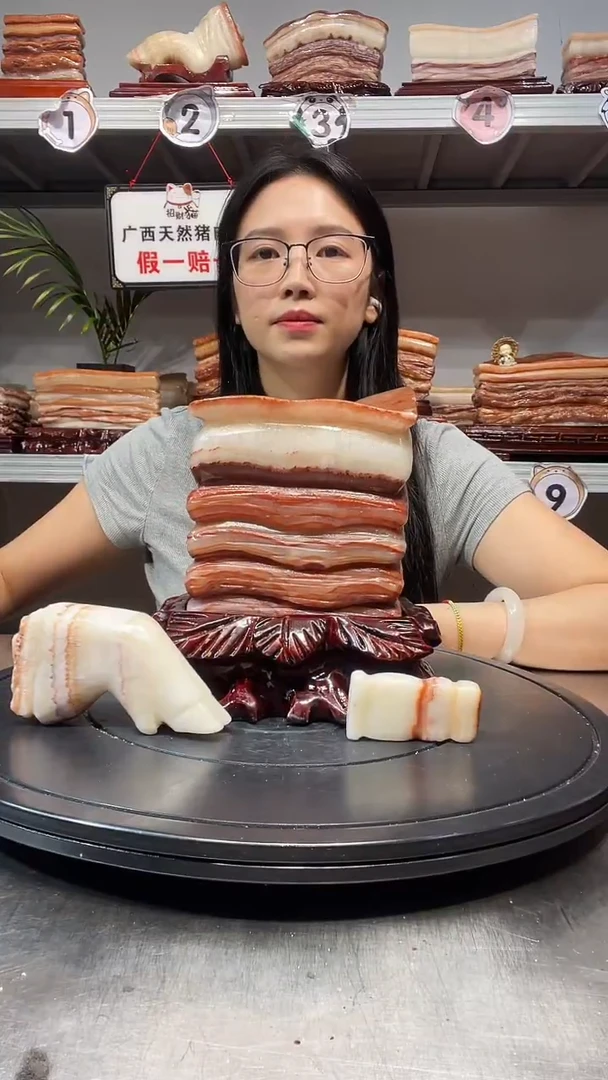 石材天然石材柳州猪肉石14-19-6.5