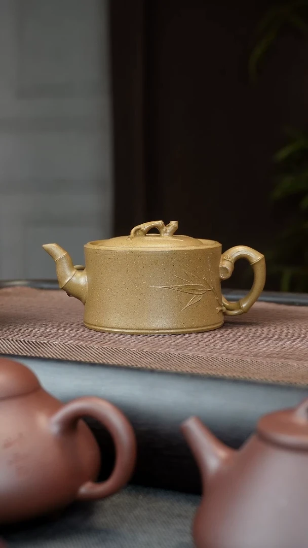 【闪购商品】紫砂茶壶一品竹段 160CC 段泥