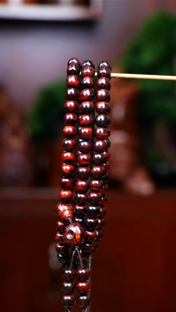 【闪购商品】降真香手串/手链海南红降0.8*108手串