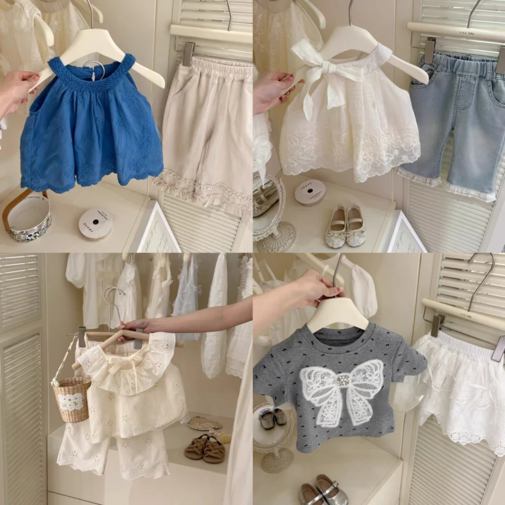 现【101-188】儿童春夏百搭时尚套装洋气时髦韩版女小童休闲