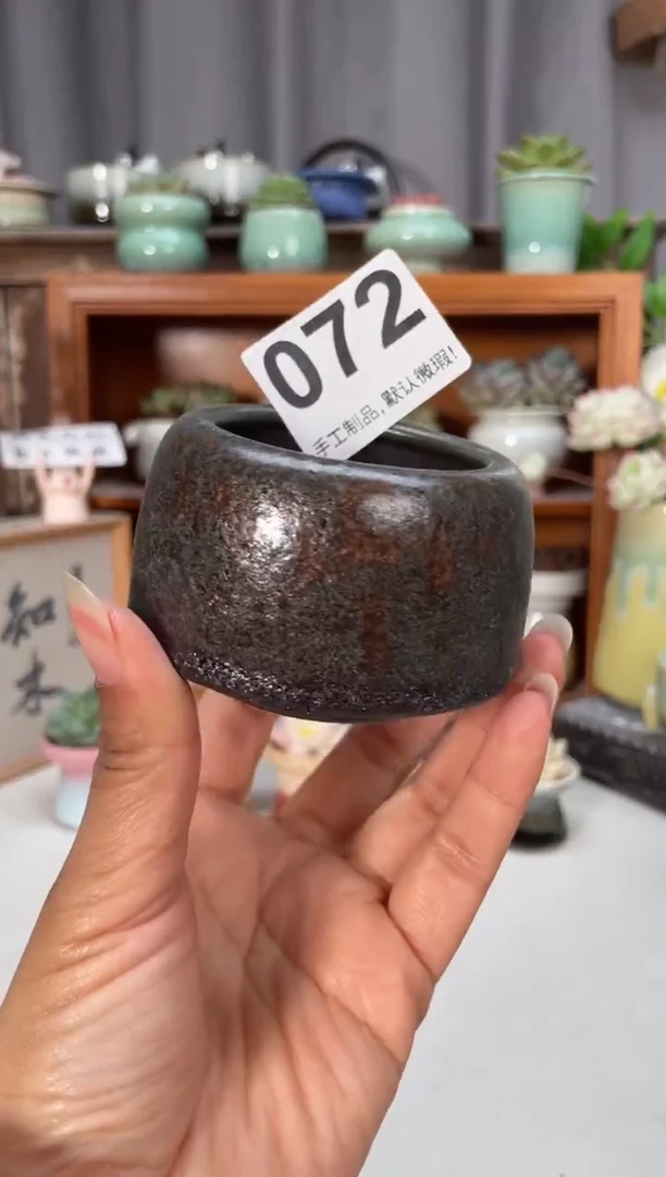 瓷片072知木小芳花盆