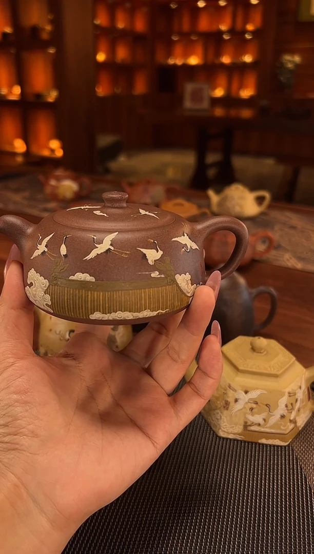 茶壶紫砂Y****y瑞鹤井栏