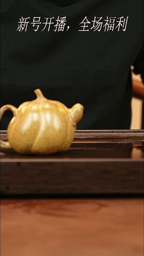 茶壶紫砂2y59黄金段泥南瓜210cc