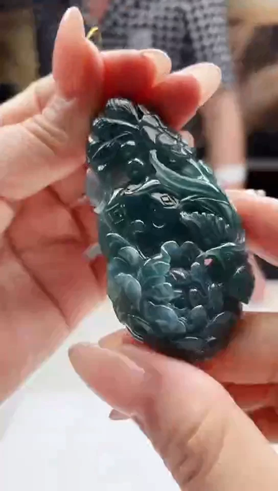 翡翠未镶嵌吊坠(不含链)多样性发其一 30