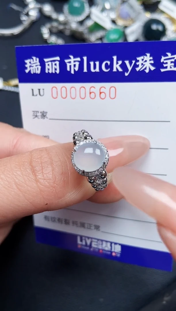 【闪购商品】翡翠颈饰银S925镶嵌0660