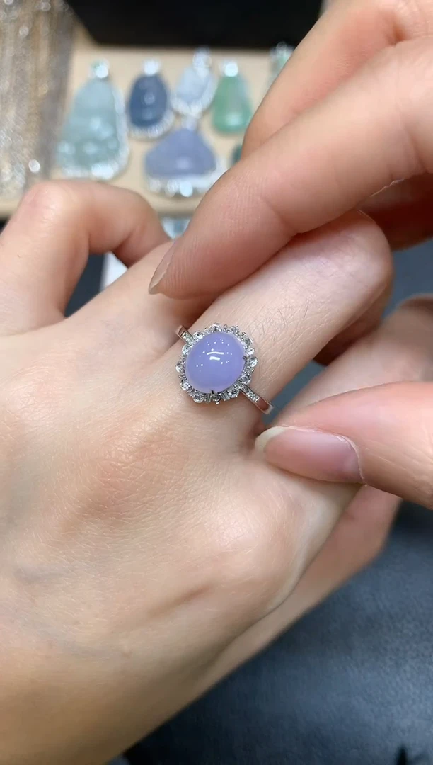 【闪购商品】翡翠戒指18K金镶嵌【无服务费