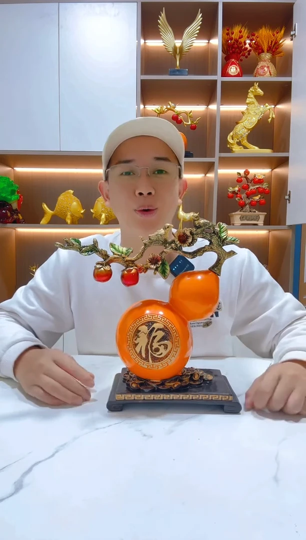 【闪购商品】树脂事事如意加大款葫芦摆件