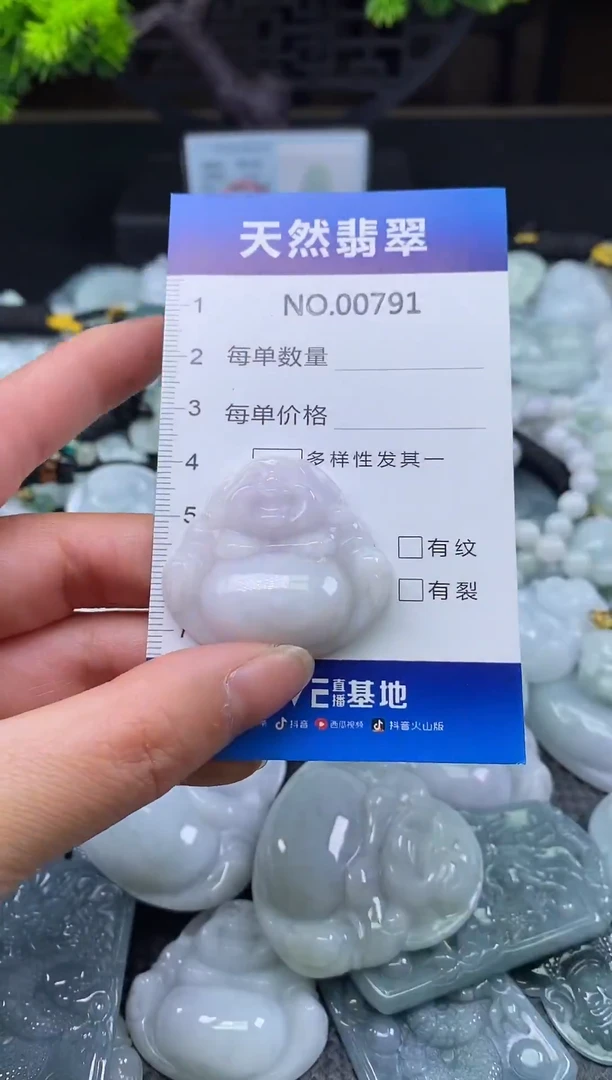 颈饰未镶嵌翡翠天然缅甸翡翠791