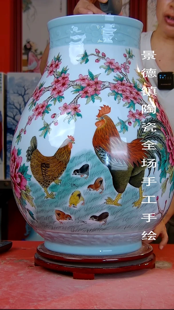 摆件景德镇陶瓷 全场手工手绘