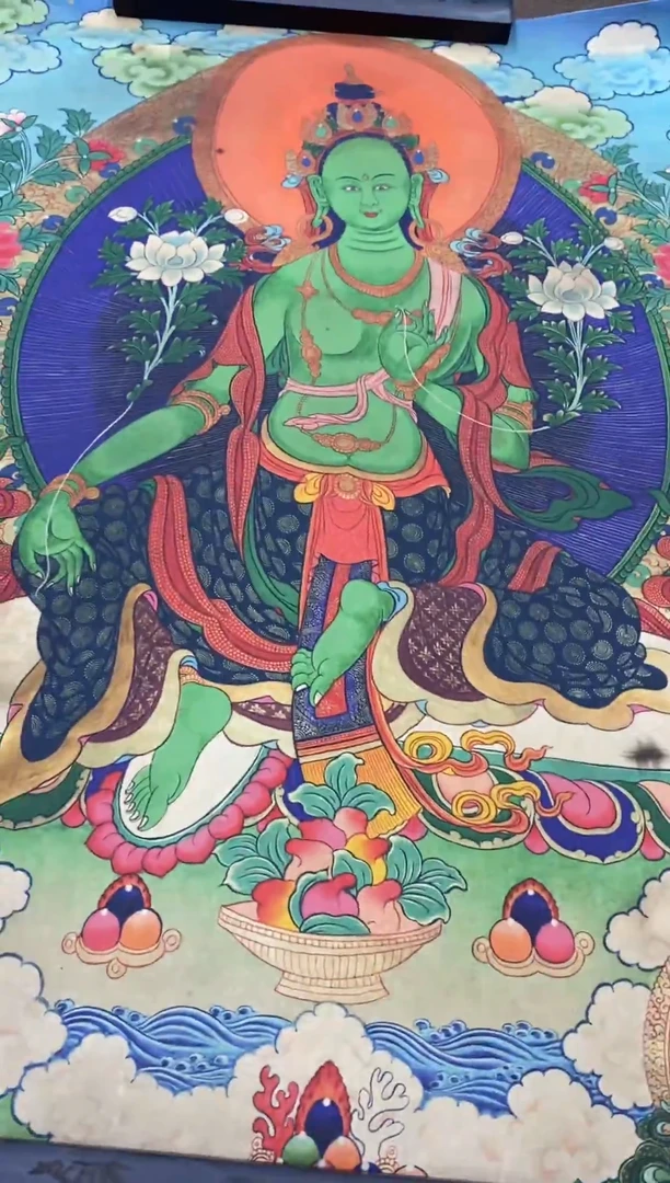 卷轴画精品挂饰 唐卡tk16107