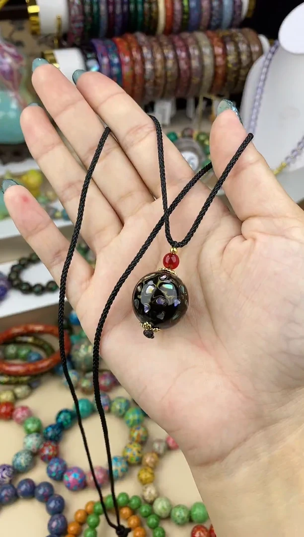 山屿非遗大漆珠2.0黑金