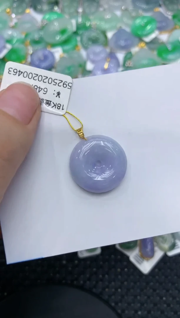【闪购商品】翡翠颈饰18K金镶嵌     11111111111