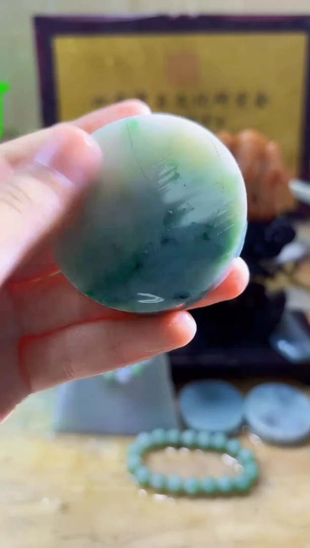 未镶嵌挂件翡翠A货小璀4261