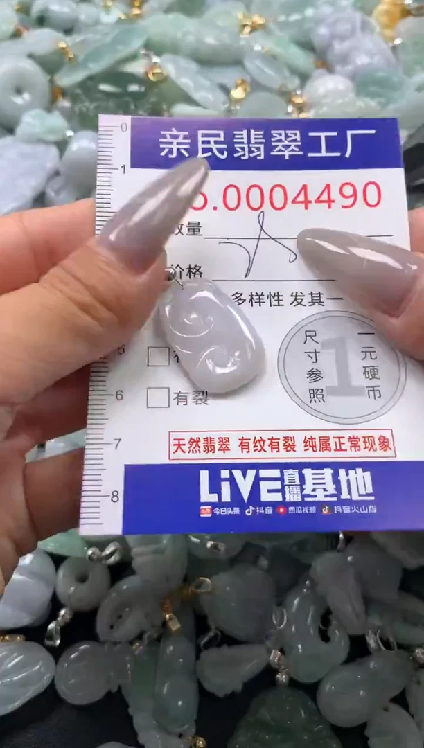 颈饰未镶嵌翡翠4490