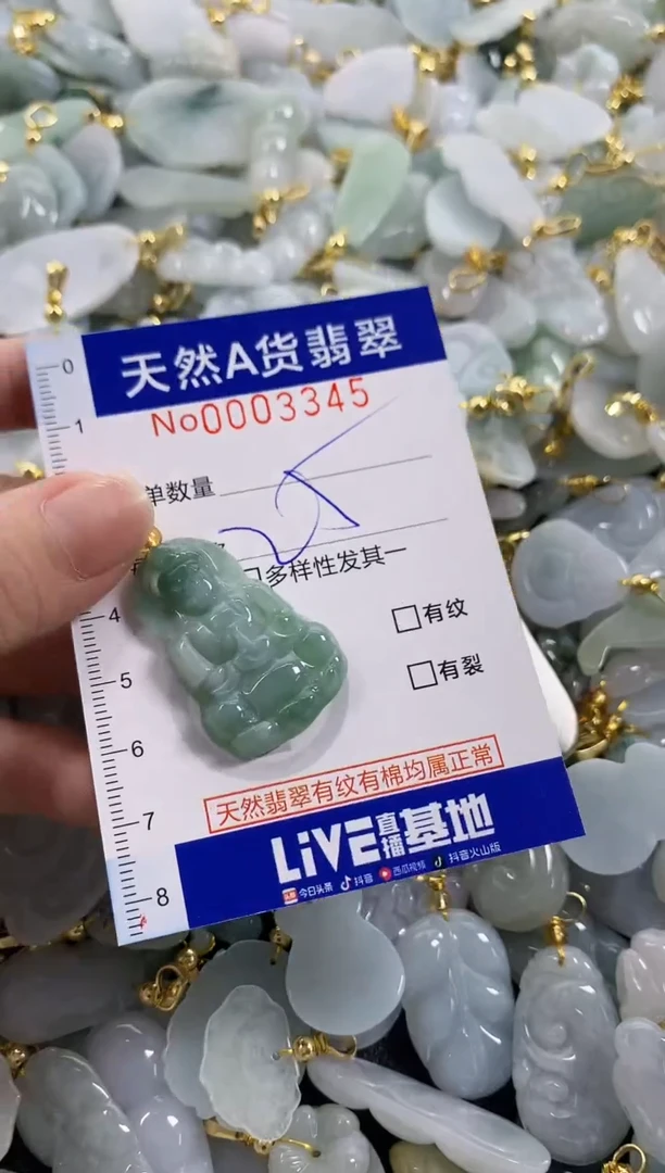 颈饰未镶嵌翡翠天然A货翡翠