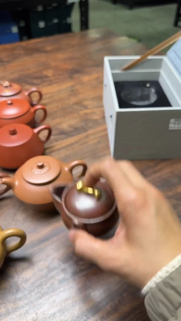 吴欣初 原矿昆吾青砂柴烧 随心泡如意