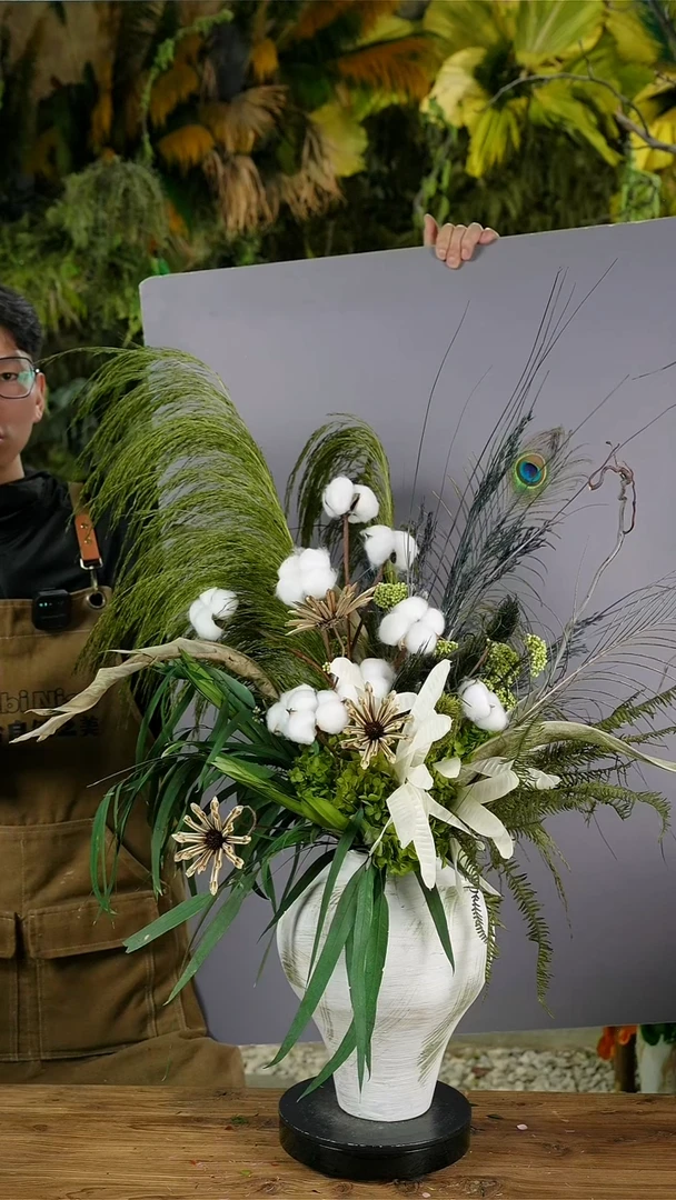 永生花一物一拍连花带瓶