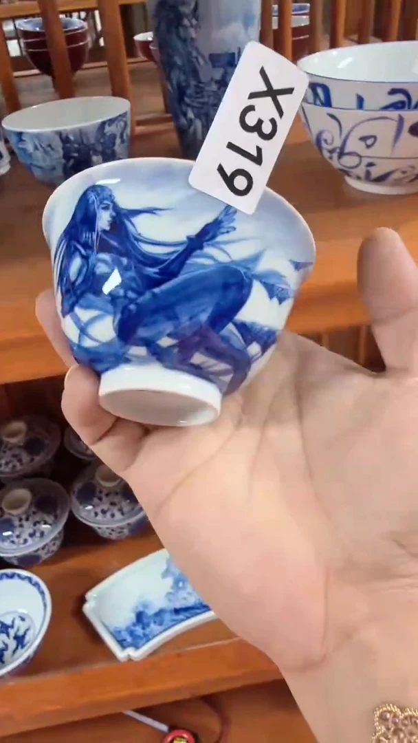 瓷片X319家庭瓷器日用摆件