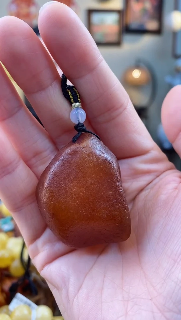 【闪购商品】琥珀颈饰未镶嵌吊坠