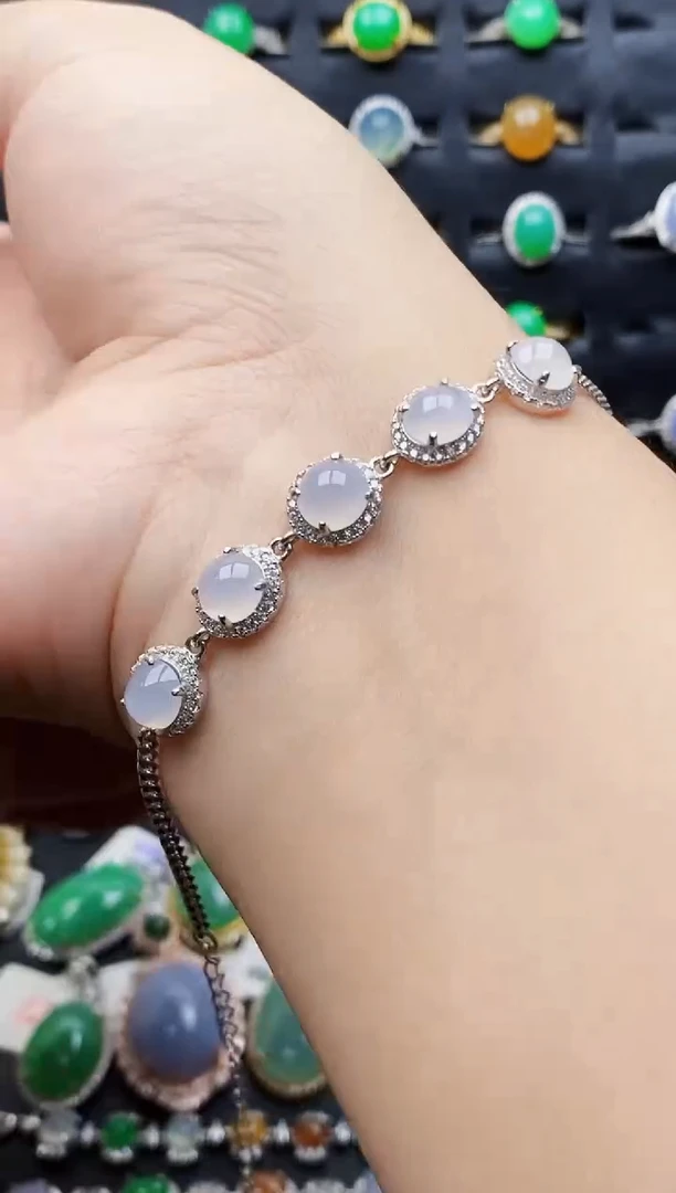 银S925镶嵌戒指翡翠9322