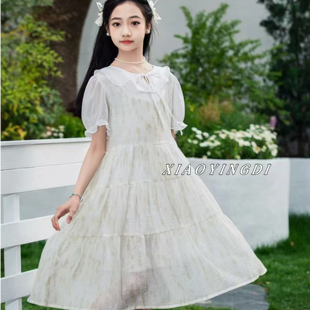 夏季新款童装女孩儿大版森系连衣裙小赢迪25-18