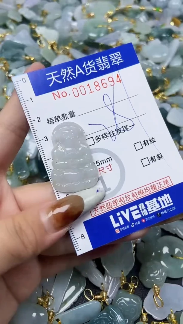 【闪购商品】翡翠颈饰未镶嵌天然A货翡翠