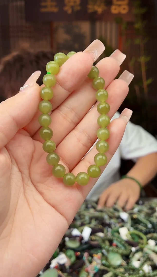 和田玉未镶嵌颈饰拍一发一