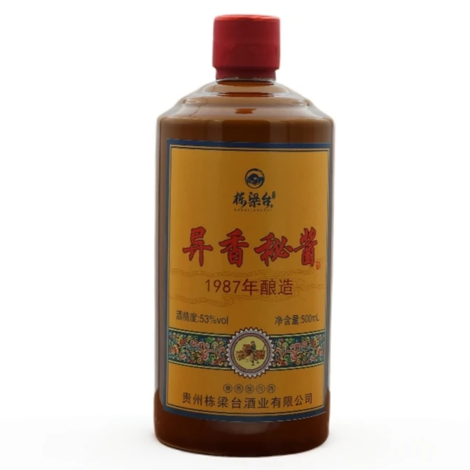 栋梁台【12号罐】栋梁台·异香秘酱（1987酿造）酱香型（光瓶）53度500ml