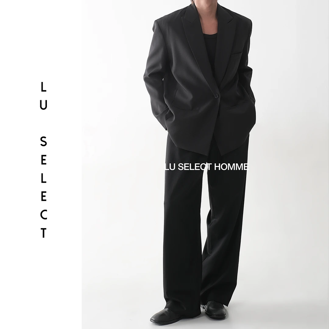 Lu SELECT 25SS 时髦精|高级剪裁枪驳领宽松廓形百搭休闲西装外套
