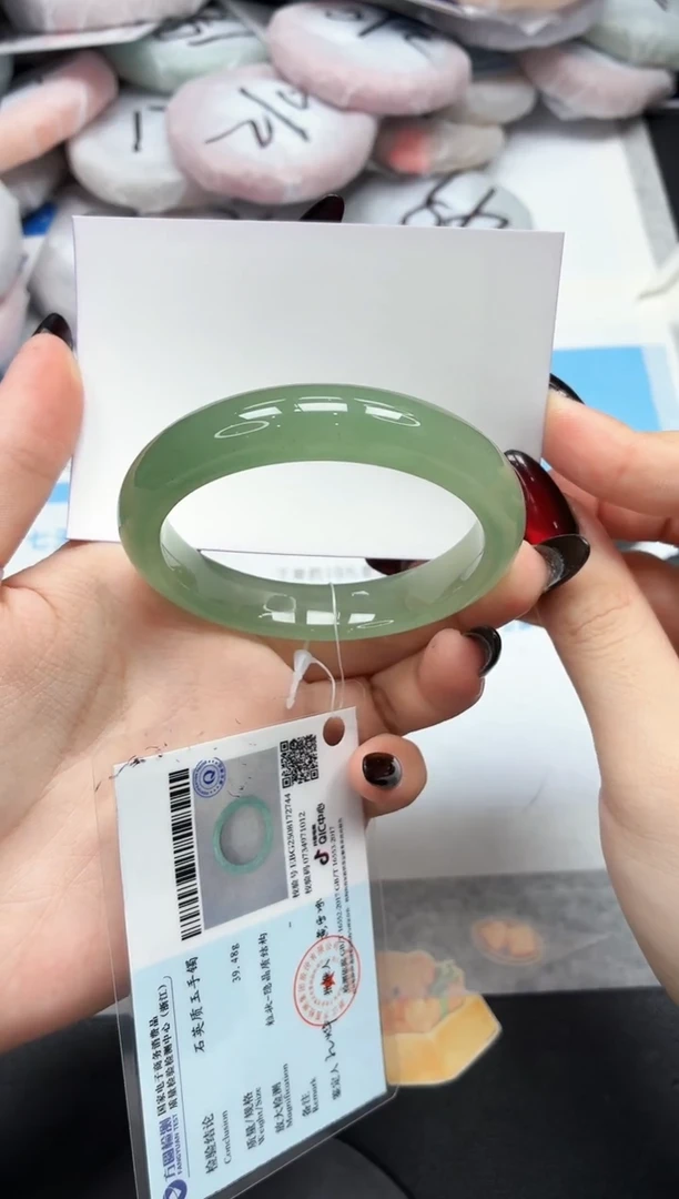 未镶嵌手镯石英质玉176/东陵55