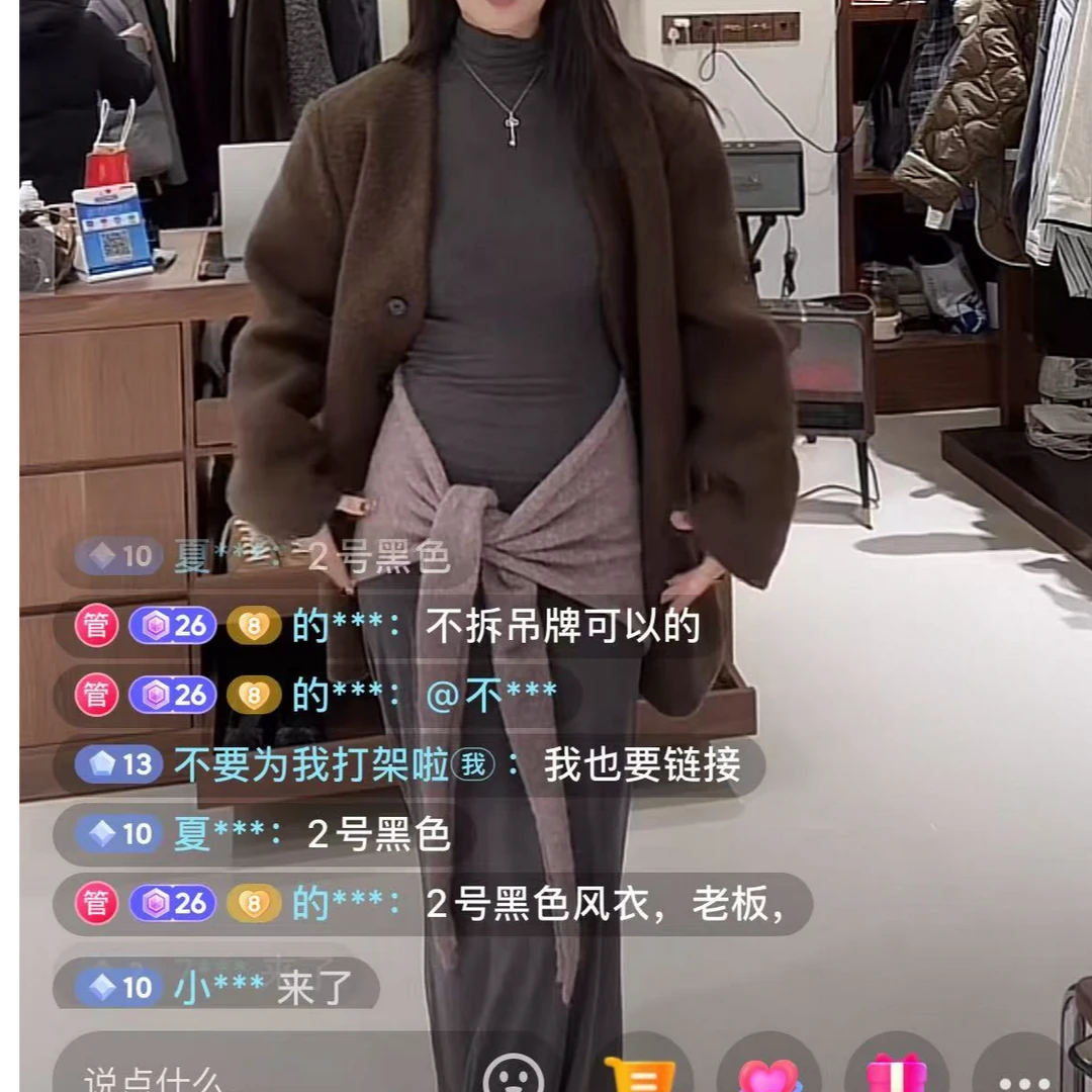 秋冬韩系夹棉西装外套(NO退NO换）