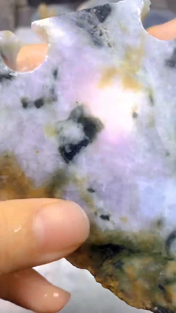 翡翠散珠未镶嵌玉上缘天然翡翠767