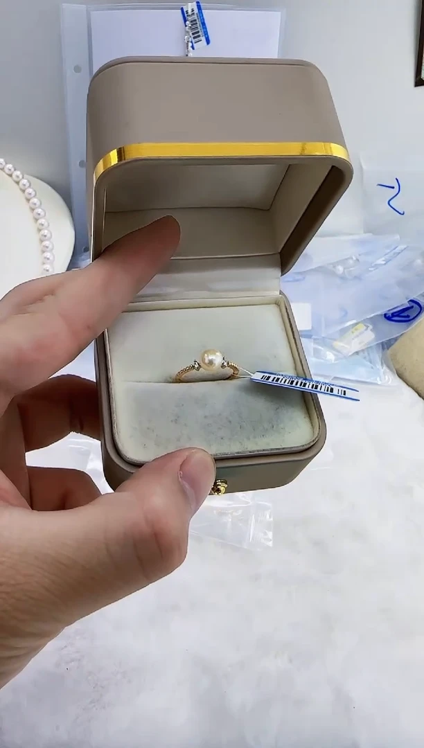 银S925镶嵌海水珍珠DA珍珠 y006