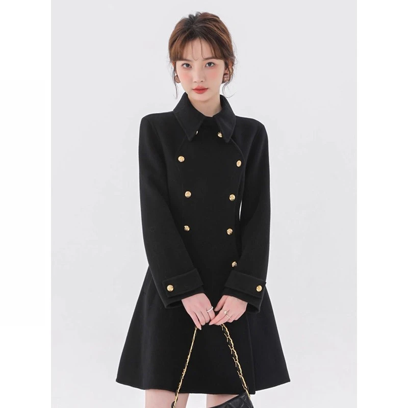 【有里布】小个子短款外套女秋冬2025新款富家千金大衣LJ0079