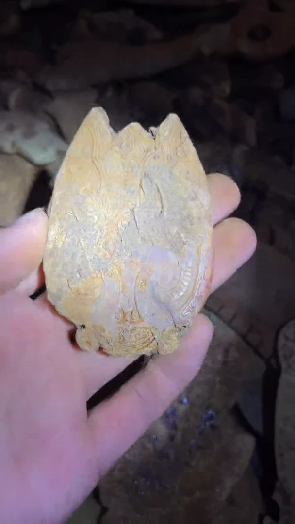 和田玉（糖玉）未镶嵌挂件东顺文玩摆件766666666