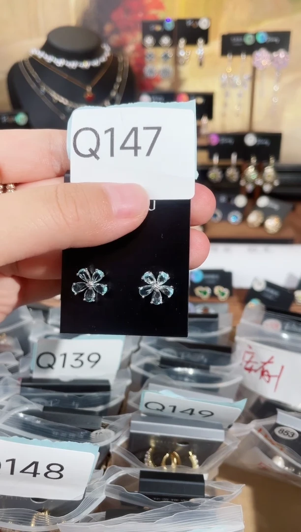 铜合金合成立方氧化锆925银Q147