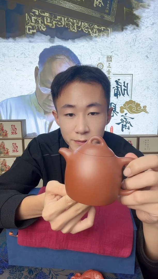 茶壶紫砂秦权壶 容量200cc