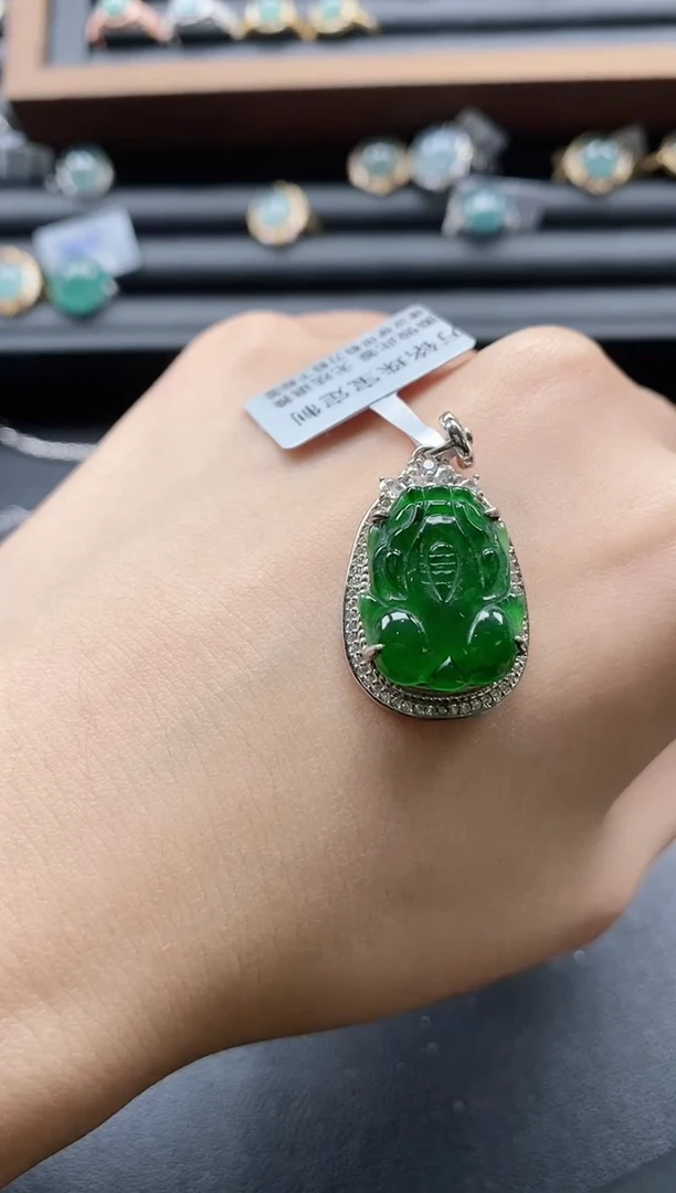 【闪购商品】翡翠戒指银S925镶嵌51151