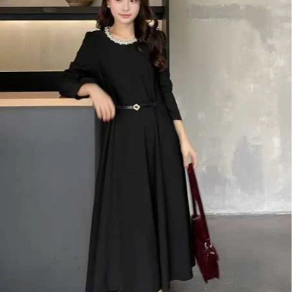 【丹姐专属】早秋小香连衣裙新款时尚女士长裙高定成衣LJ0230