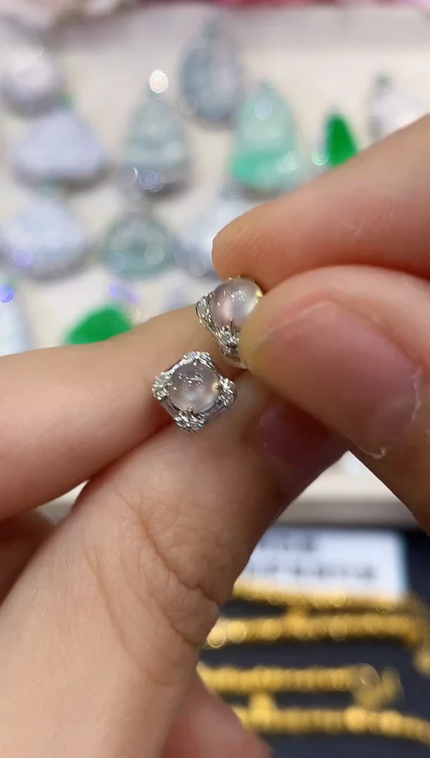 未镶嵌翡翠耳饰B29