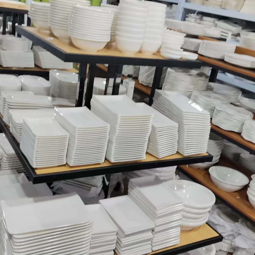 A8玉瓷密胺烧烤店特色烤肉店餐具日式餐具火锅店盘仿瓷火锅菜盘