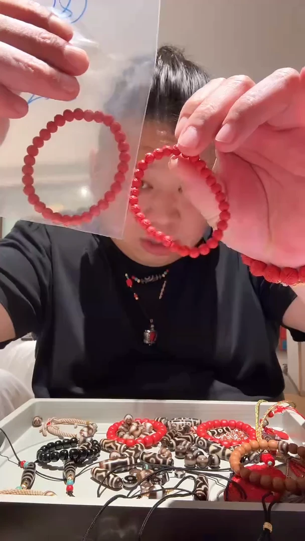 天然辰砂ZS多样性发一ZS014手串